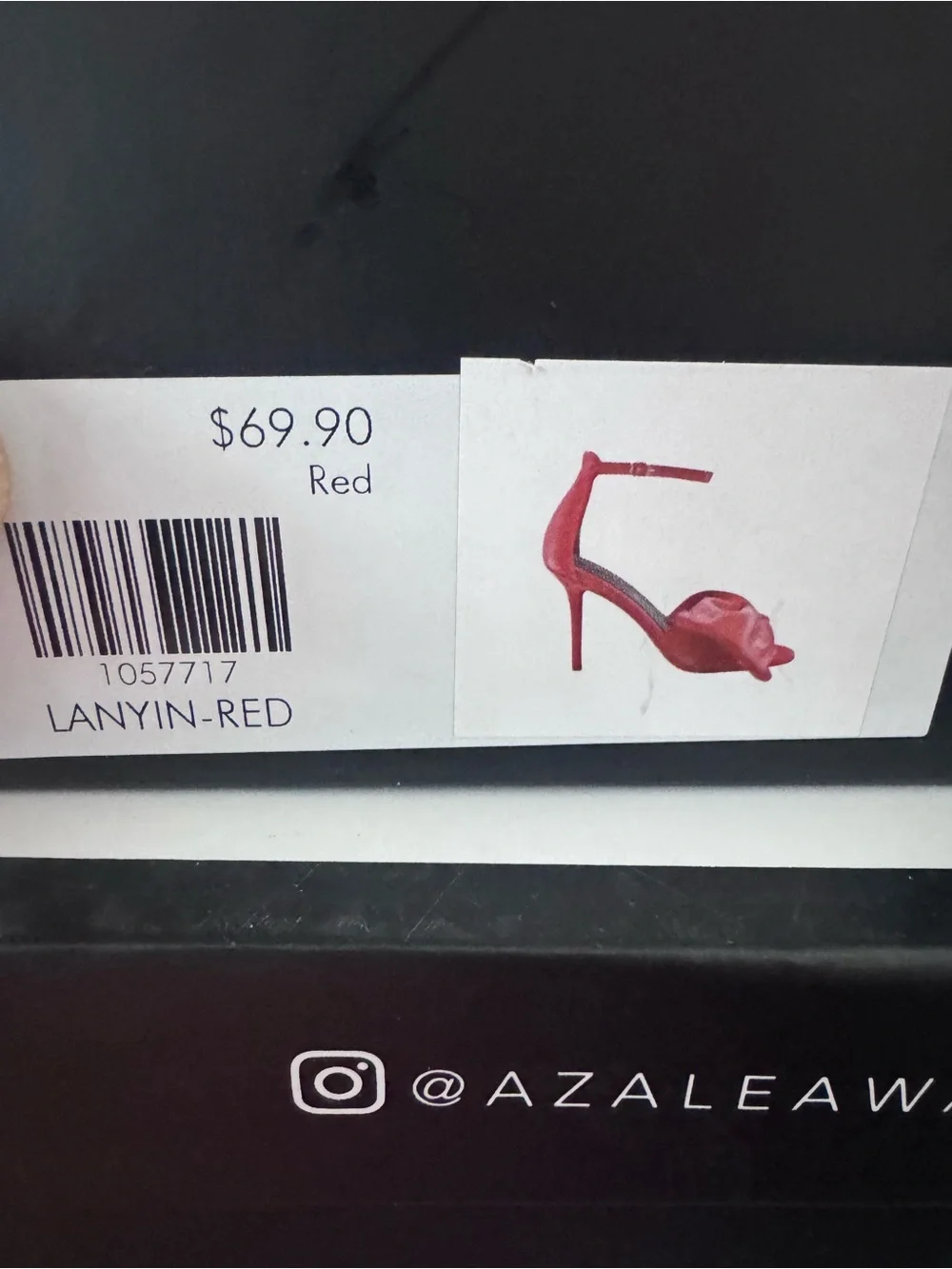 Azalea Wang Red Patent Bow Heels Ankle Strap Stiletto Sandals NIB Sz 6.5, 7, 8